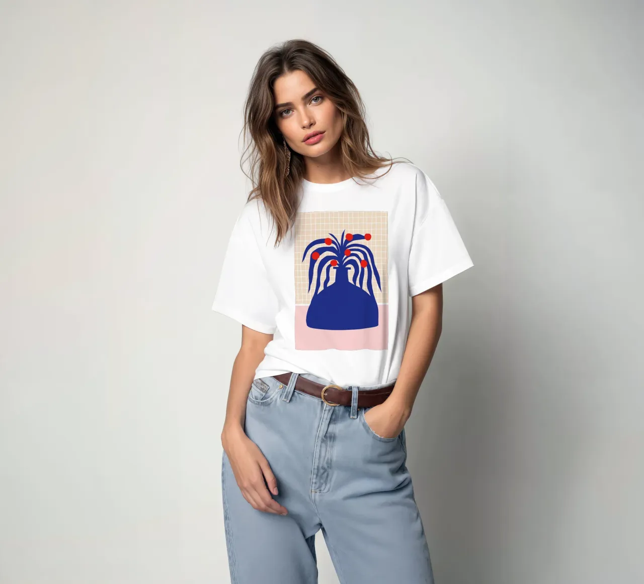 Vase and Checkers camiseta de Pure