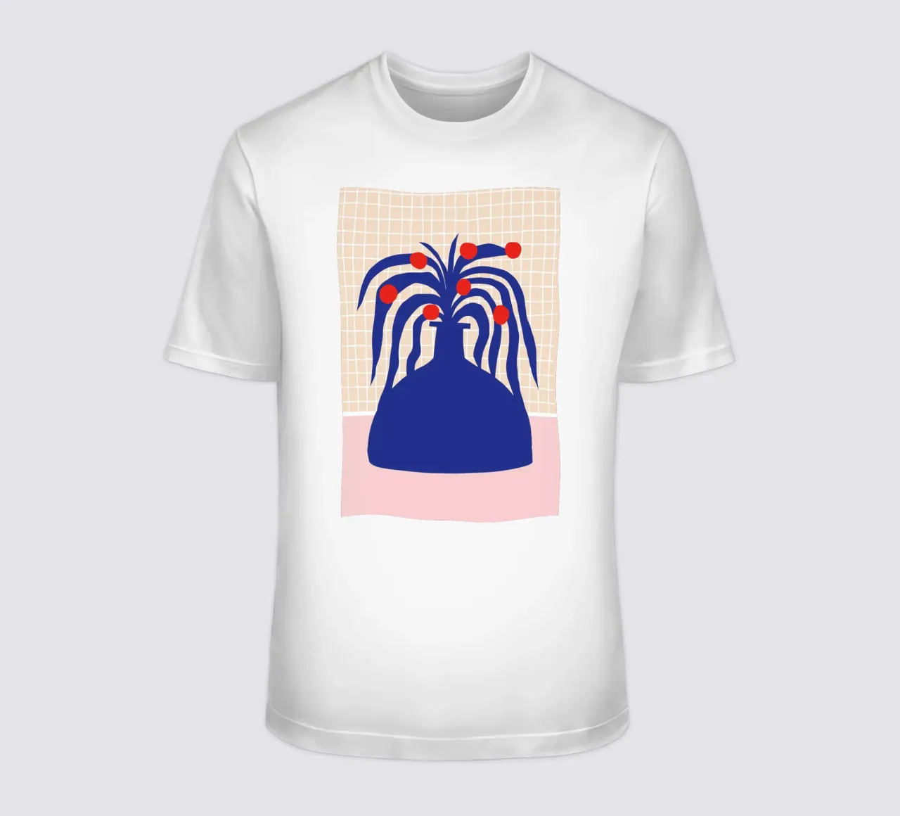 Vase and Checkers t-shirt da Pure