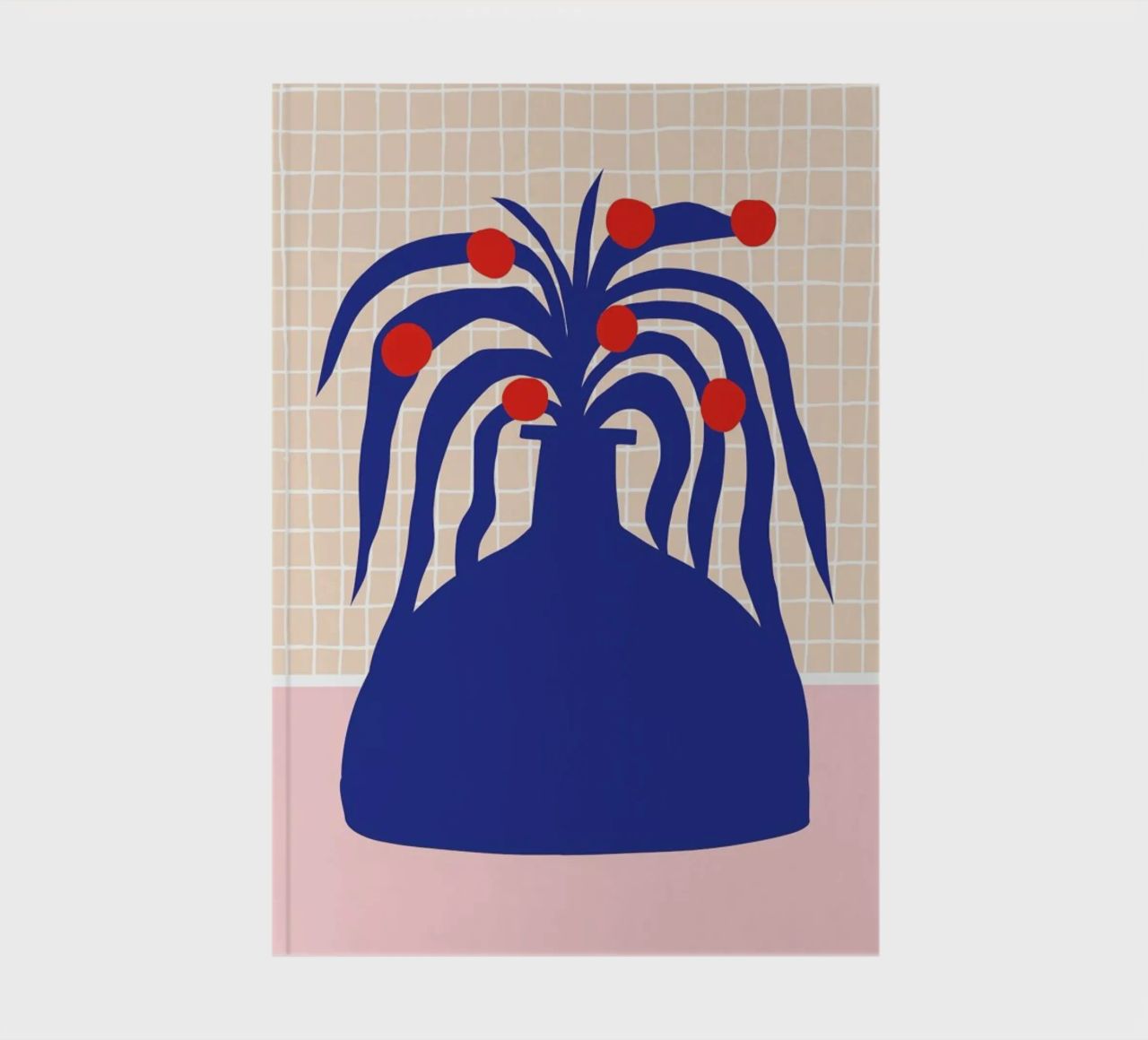 Vase and Checkers notebook by Pure