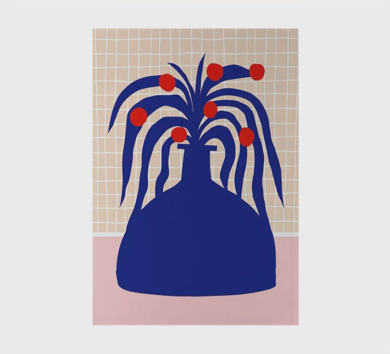 Vase and Checkers notebook by Pure