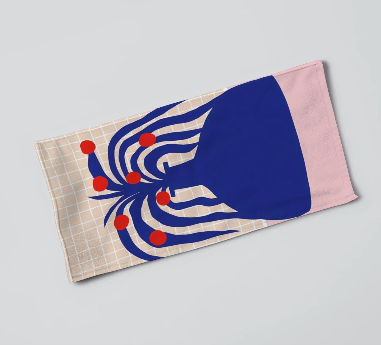 Vase and Checkers towel by Pure