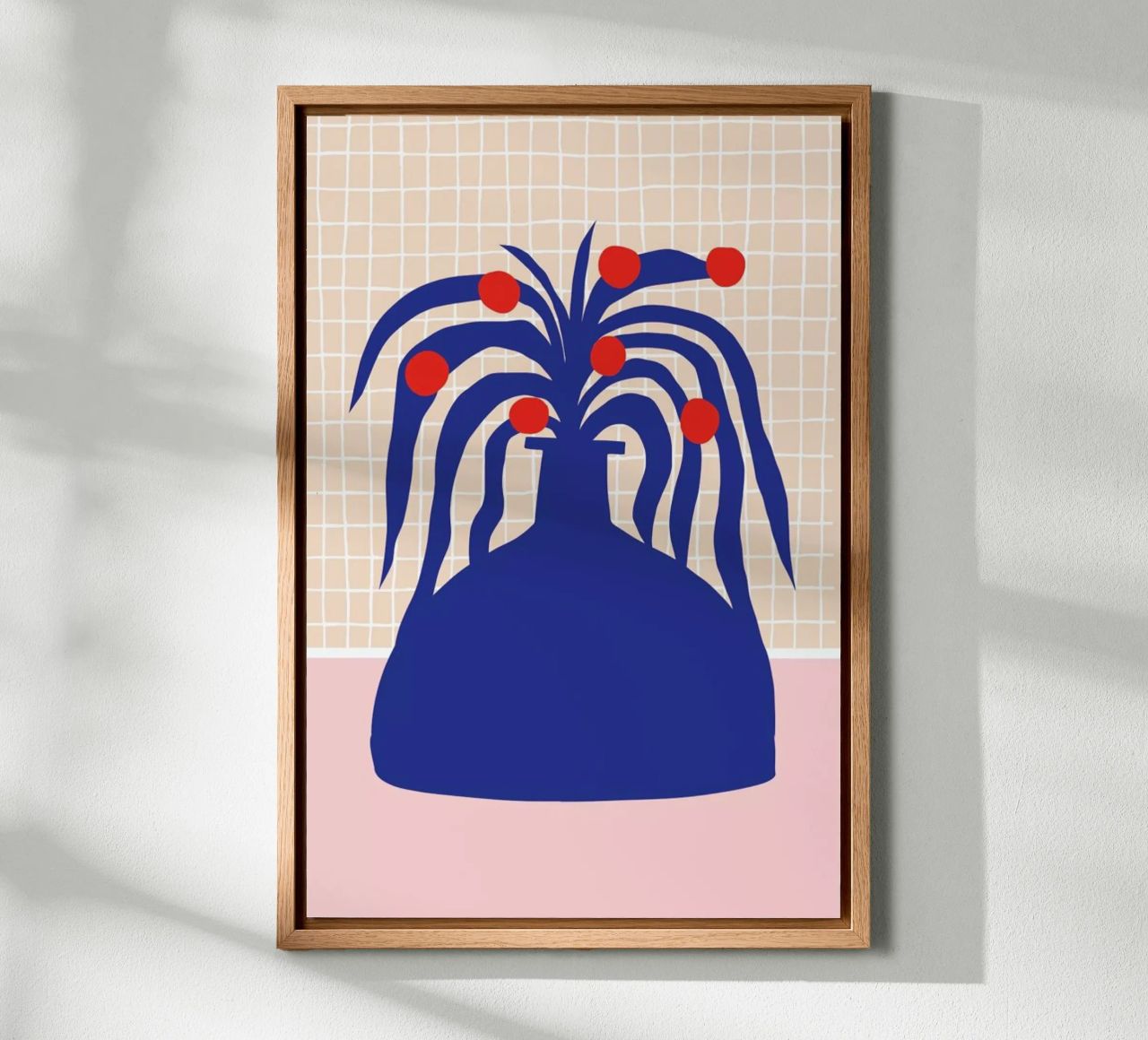 Vase and Checkers canvas by Pure