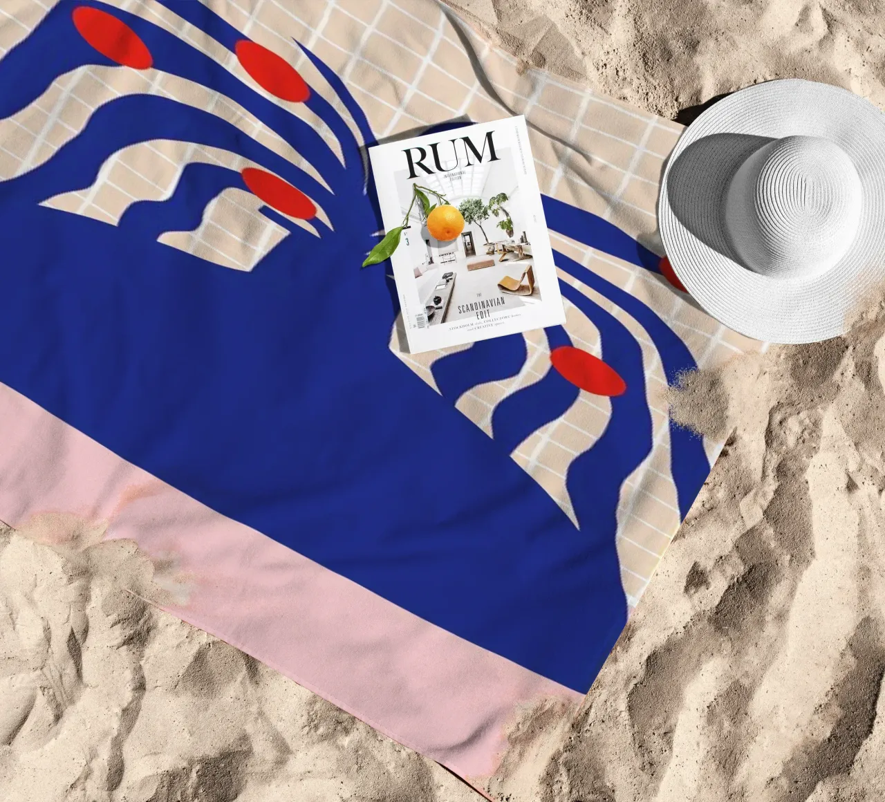 Vase and Checkers telo mare da Pure