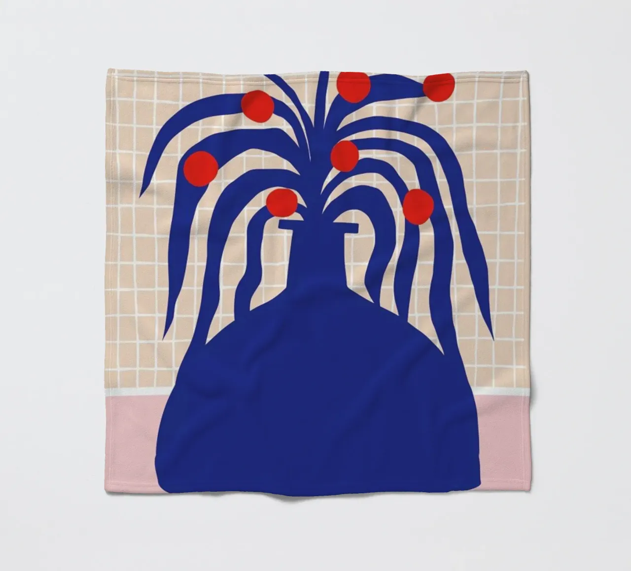 Vase and Checkers coperta in pile da Pure