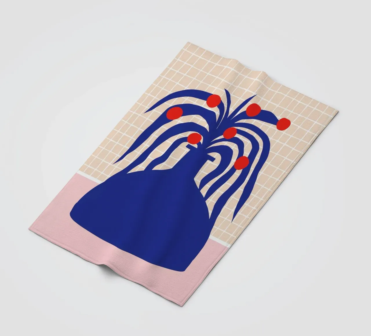 Vase and Checkers coperta in pile da Pure