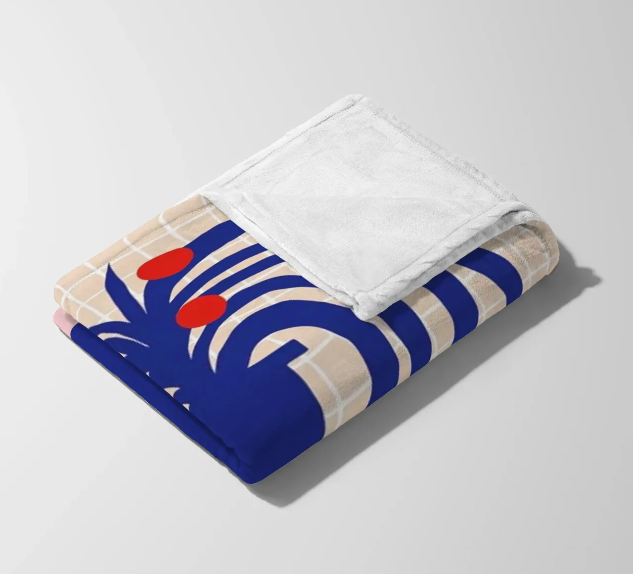 Vase and Checkers coperta in pile da Pure