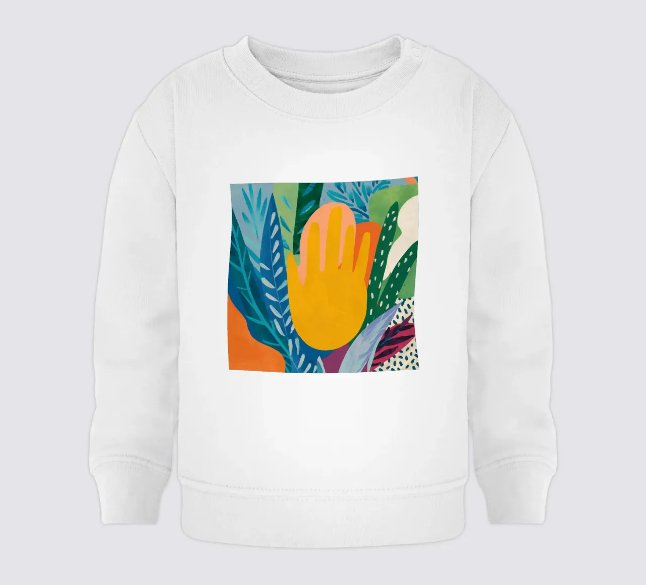 Mano d'oro felpa neonato da Arcane Lines