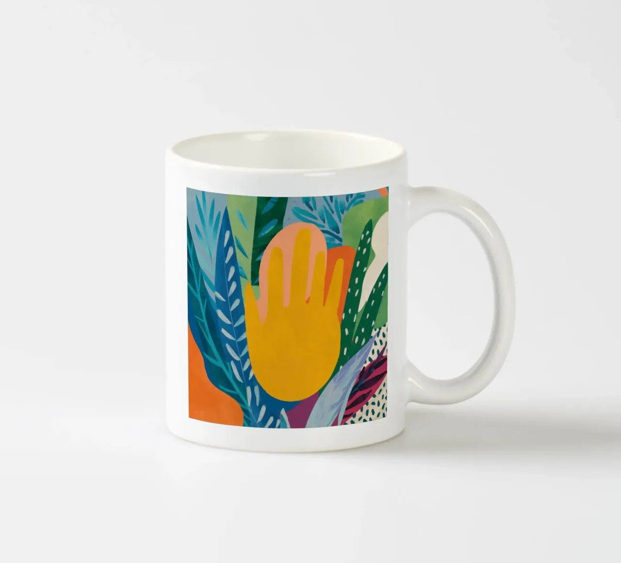 Mano d'oro tazza in ceramica da Arcane Lines