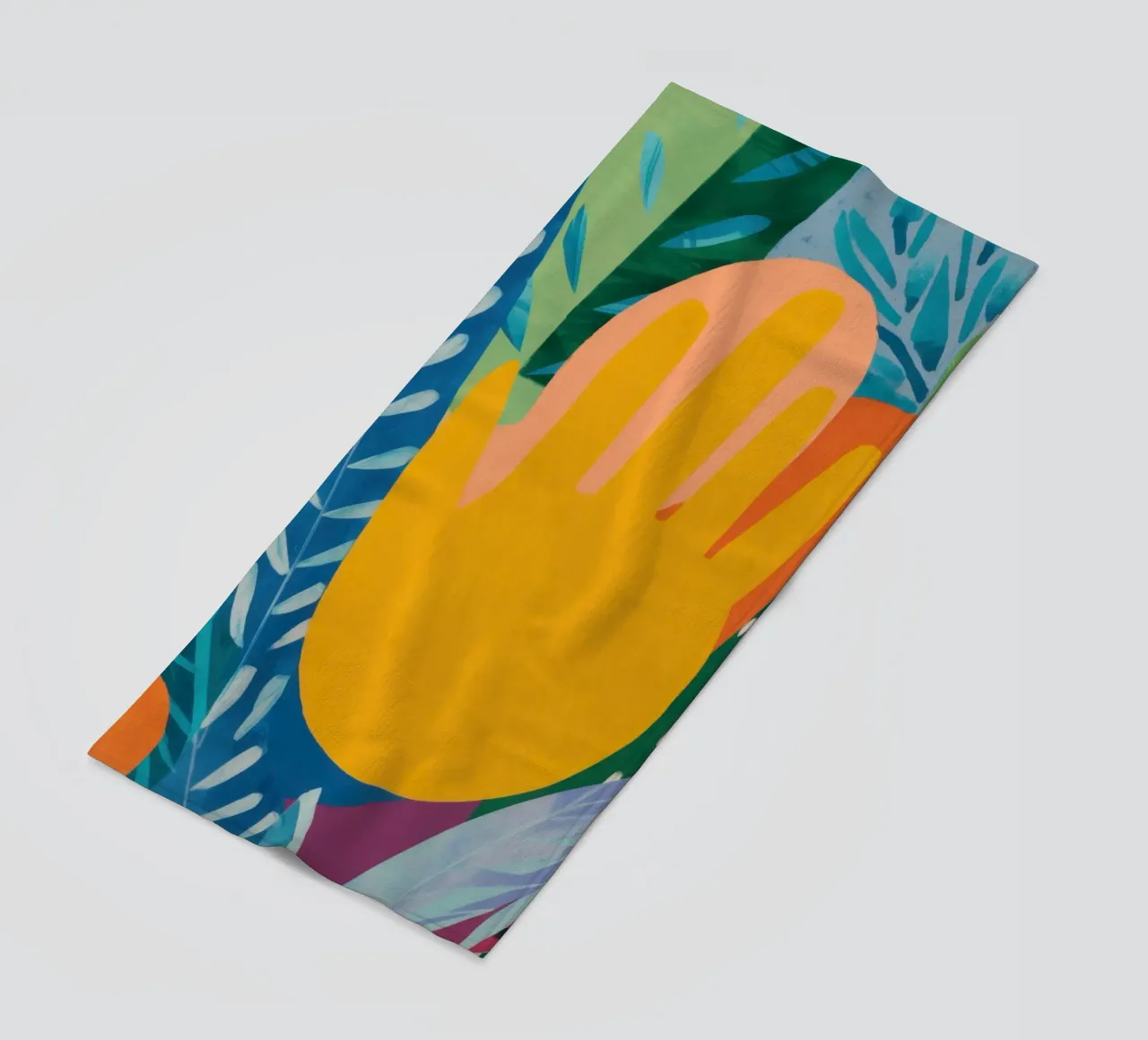 Mano d'oro telo mare da Arcane Lines