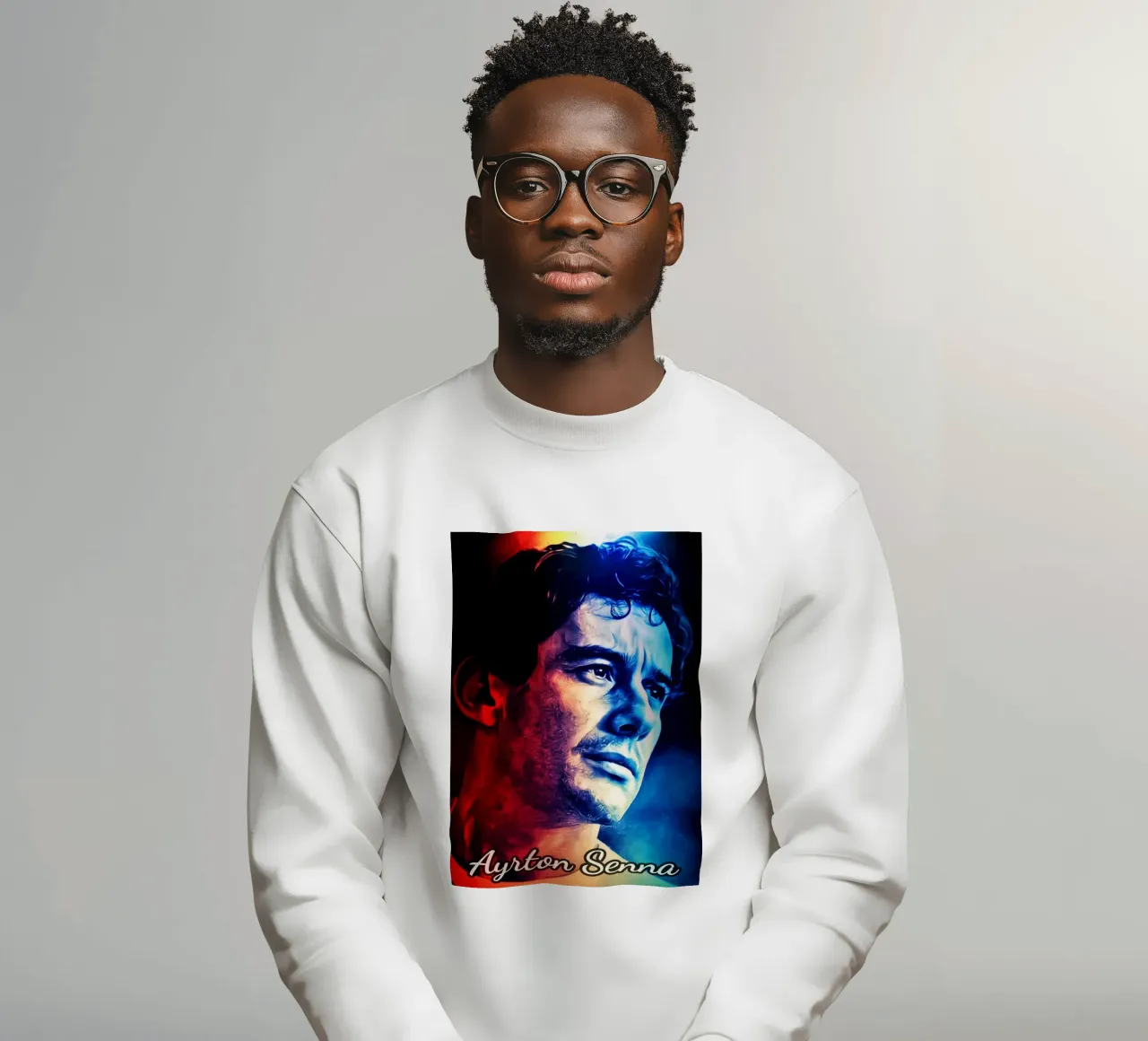 Ayrton Senna F1 felpa da Lembayung art
