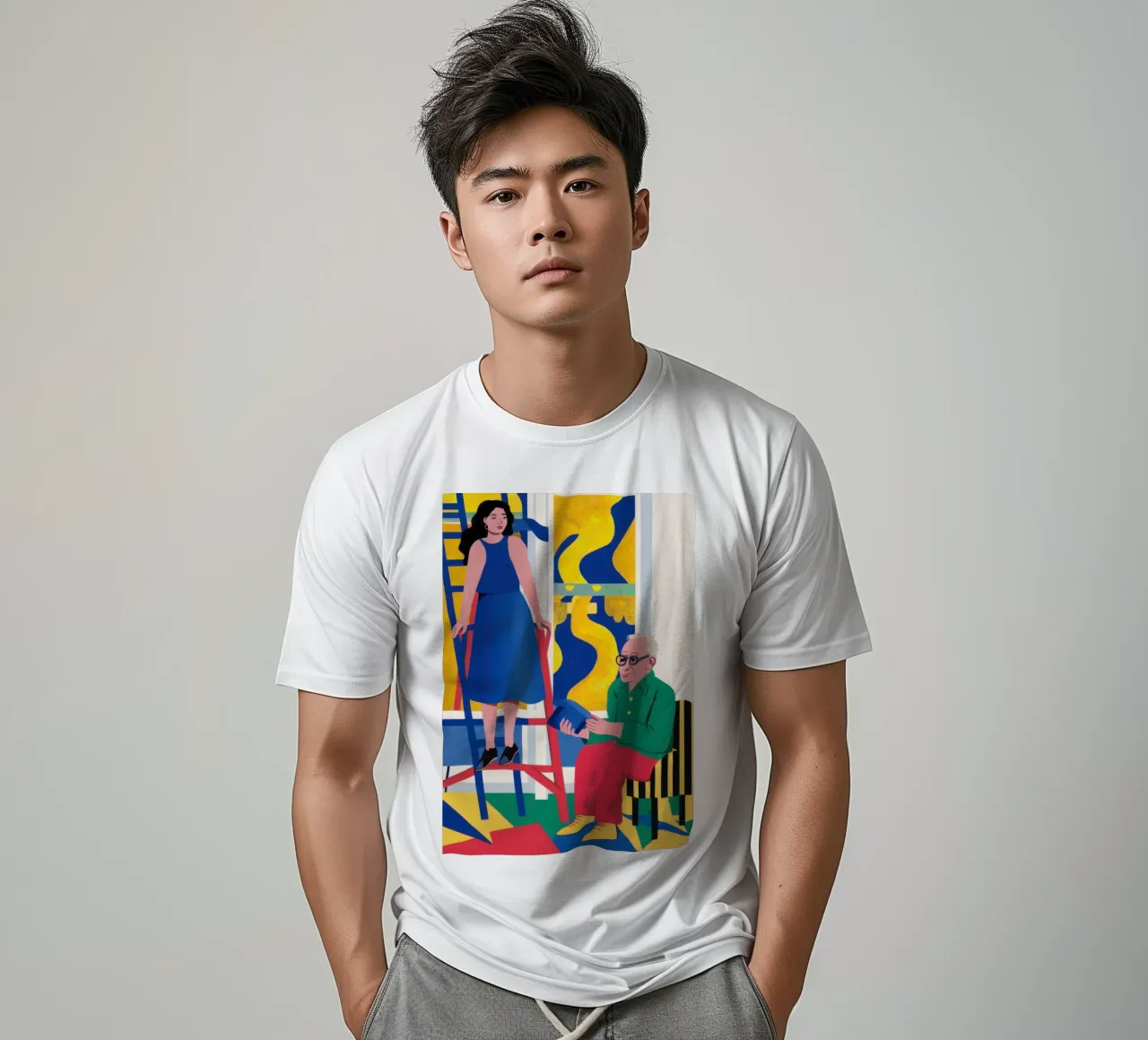 Gioco dei colori primari t-shirt da Marigold Tiga