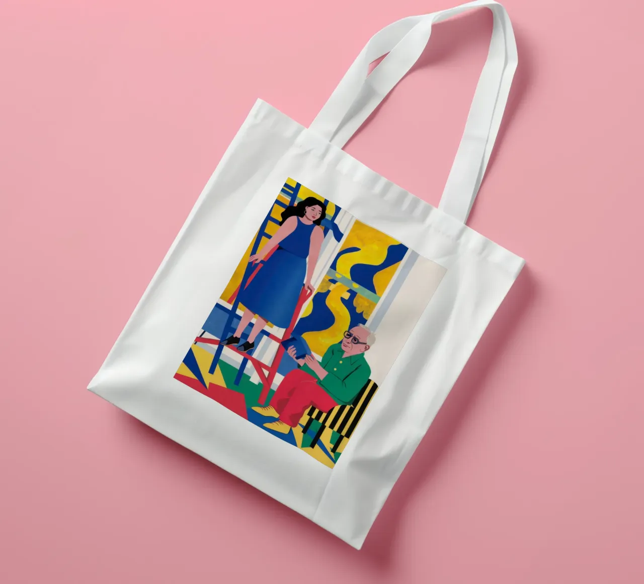 Gioco dei colori primari borsa in juta da Marigold Tiga