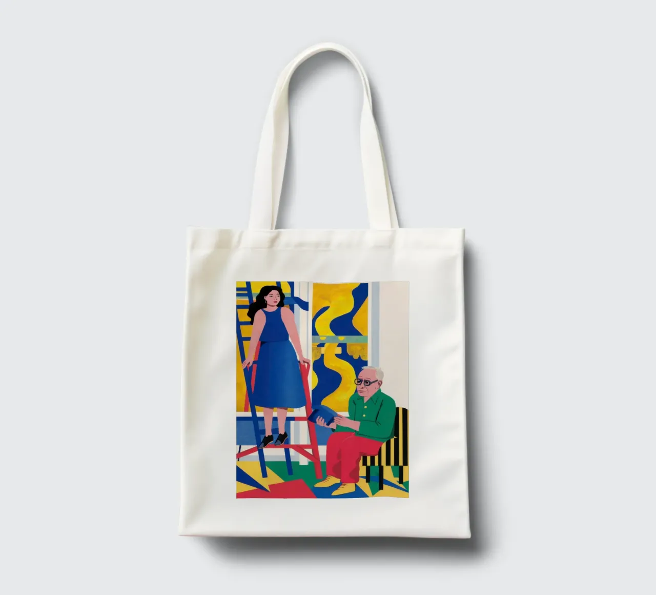 Gioco dei colori primari borsa in juta da Marigold Tiga