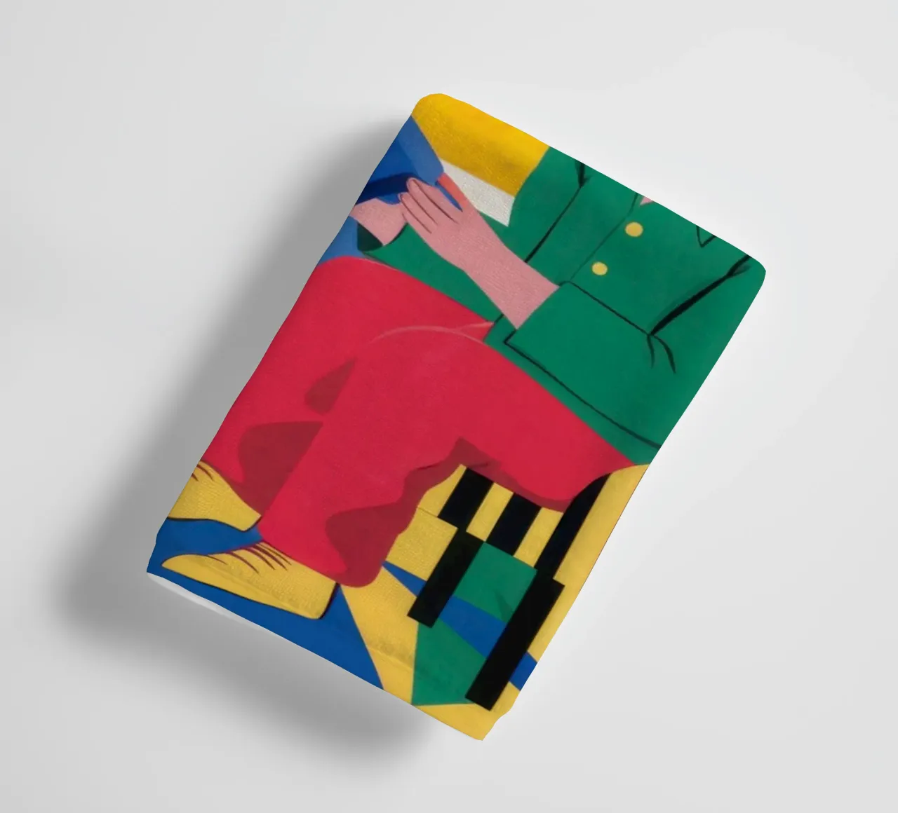 Gioco dei colori primari asciugamano da bagno da Marigold Tiga