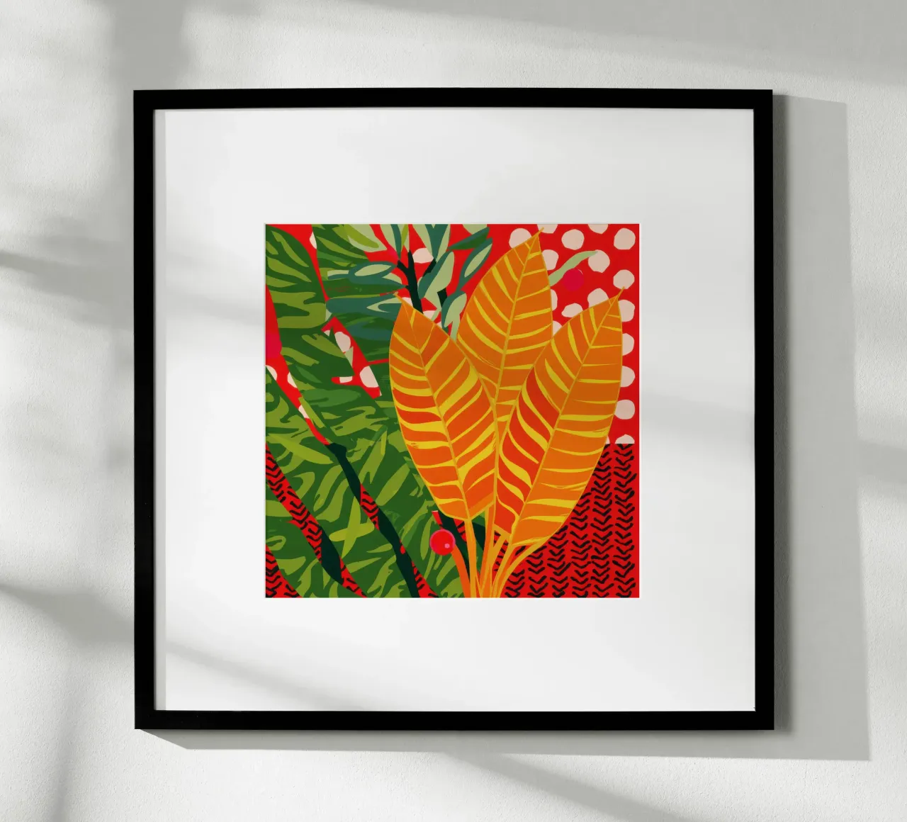 Fiamma cremisi tropicale carta hahnemühle da Arcane Lines