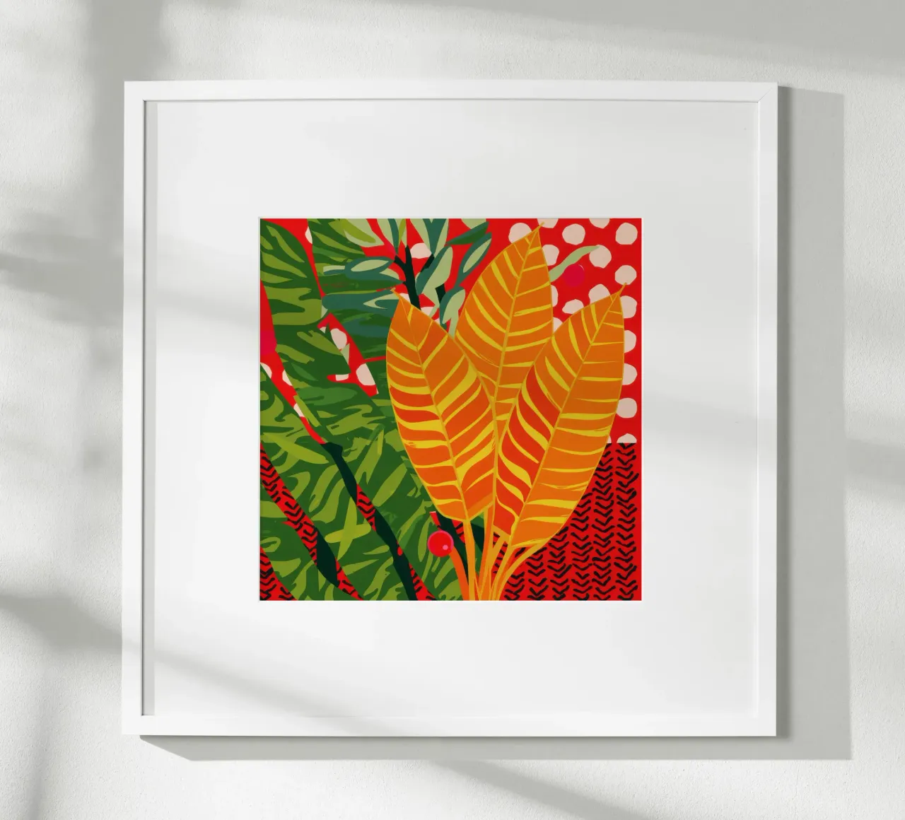 Fiamma cremisi tropicale carta hahnemühle da Arcane Lines