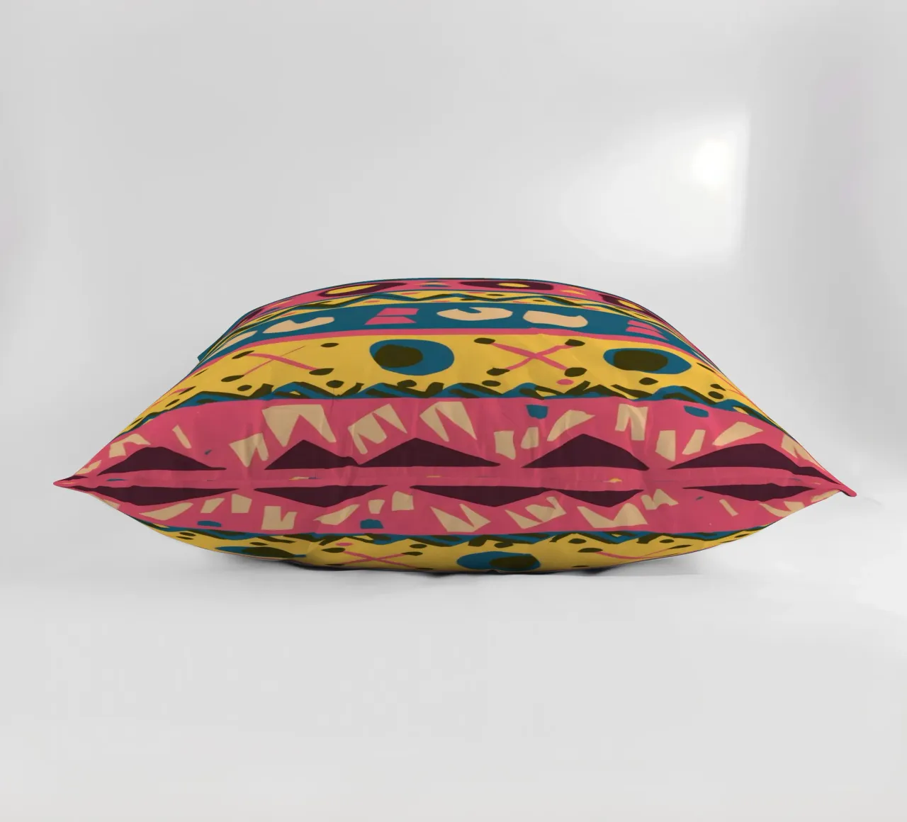 Bohemian Pattern Rhythm decorative cushion by Arcane Lines