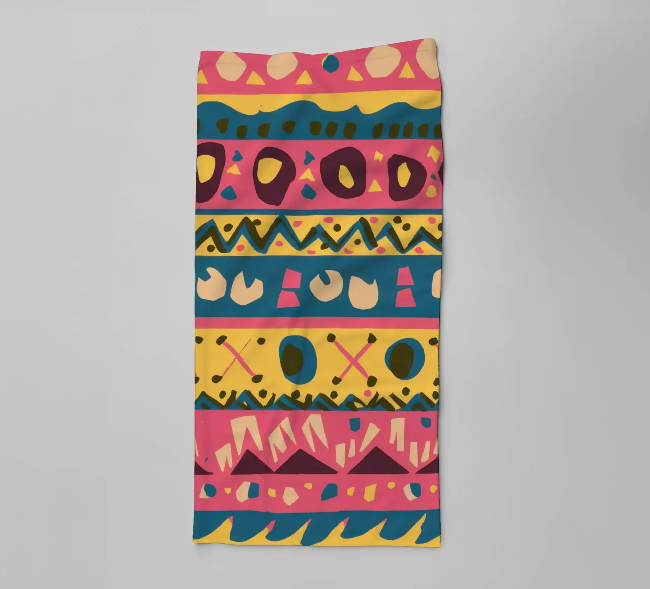 Bohemian Pattern Rhythm towel by Arcane Lines