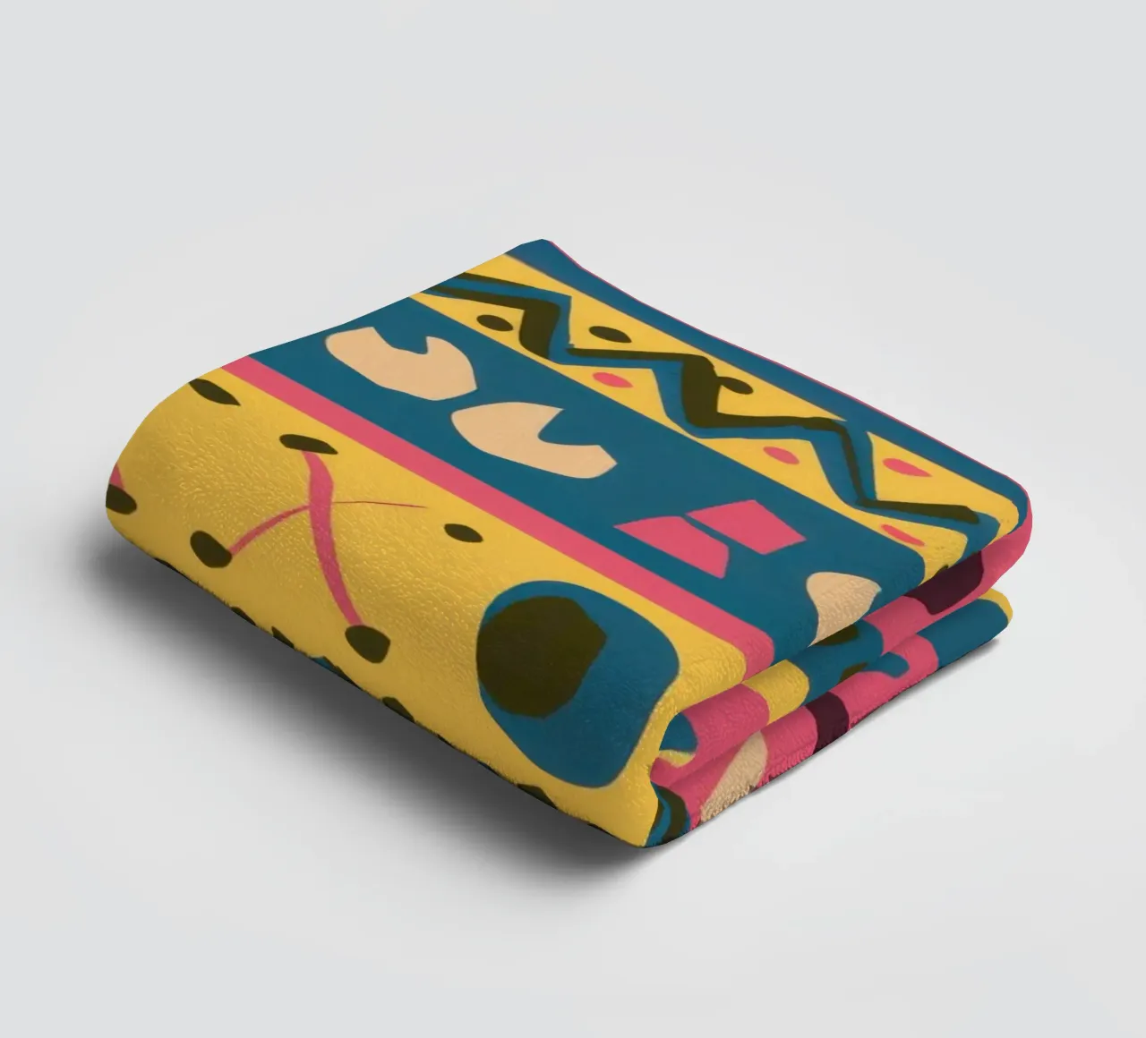 Bohemian Pattern Rhythm towel by Arcane Lines