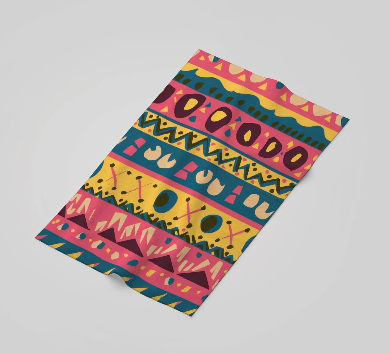 Bohemian Pattern Rhythm beach towel by Arcane Lines