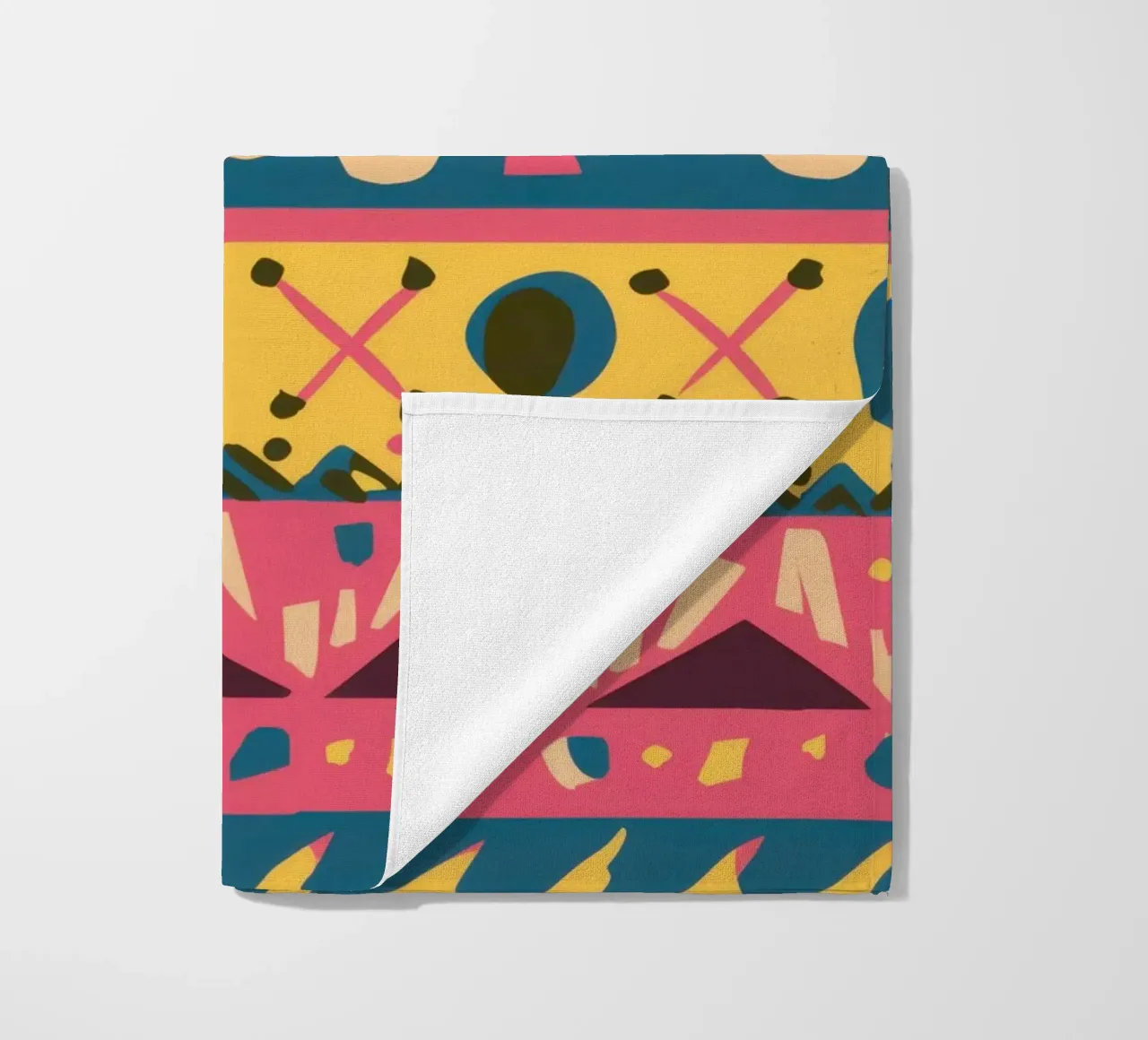 Bohemian Pattern Rhythm beach towel by Arcane Lines