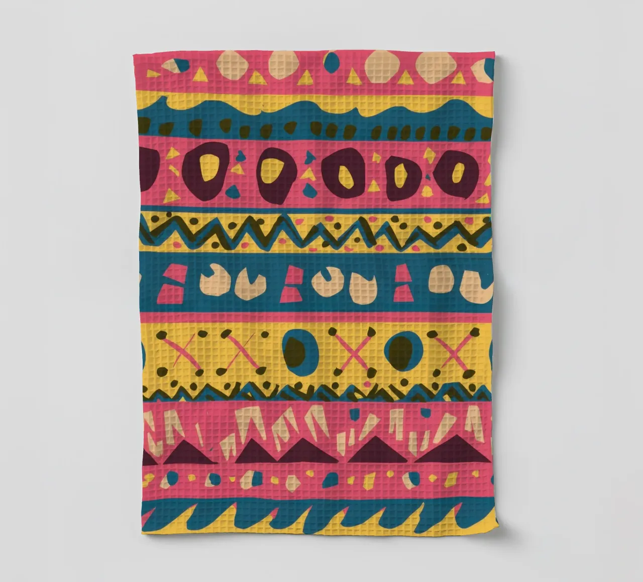 Bohemian Pattern Rhythm tea towel by Arcane Lines