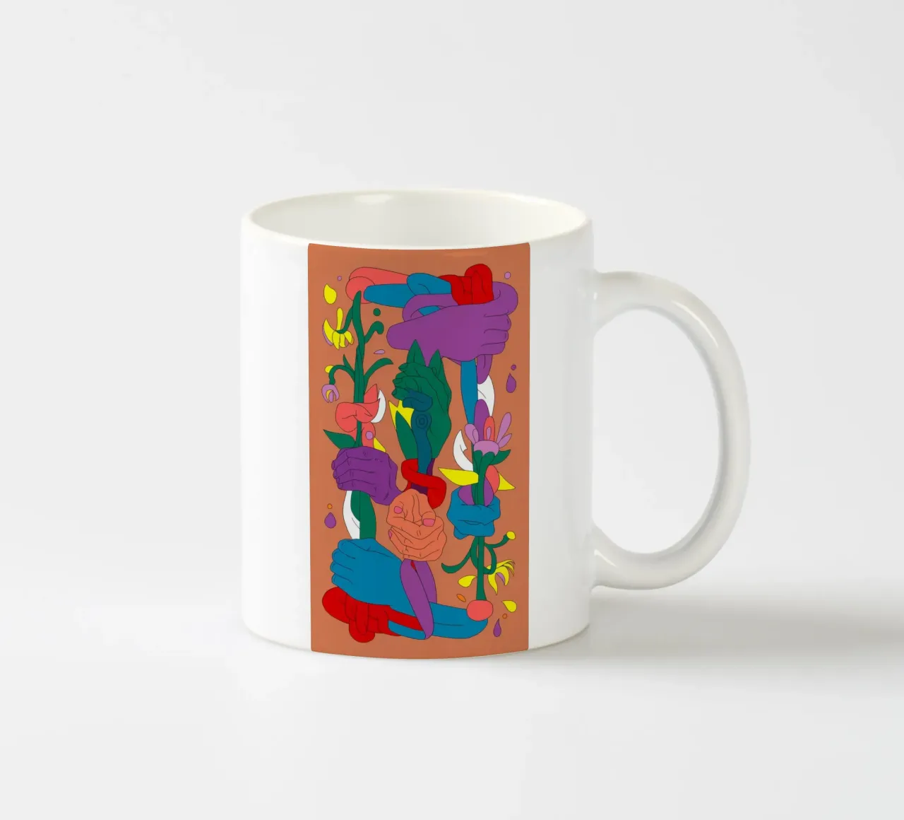 Giubileo a forma di capriccio tazza in ceramica da Arcane Lines