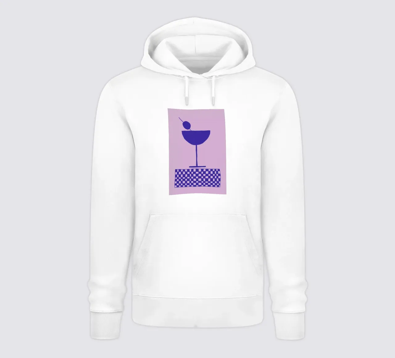 Martini in Purple felpa con cappuccio da Pure