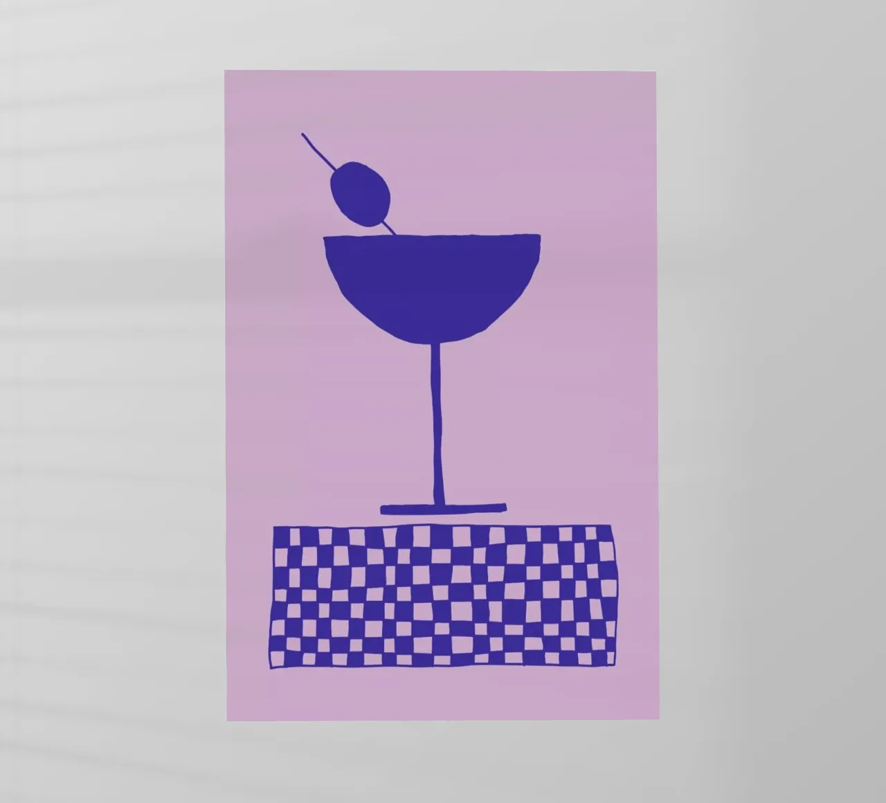 Martini in Purple pellicola backlit da Pure