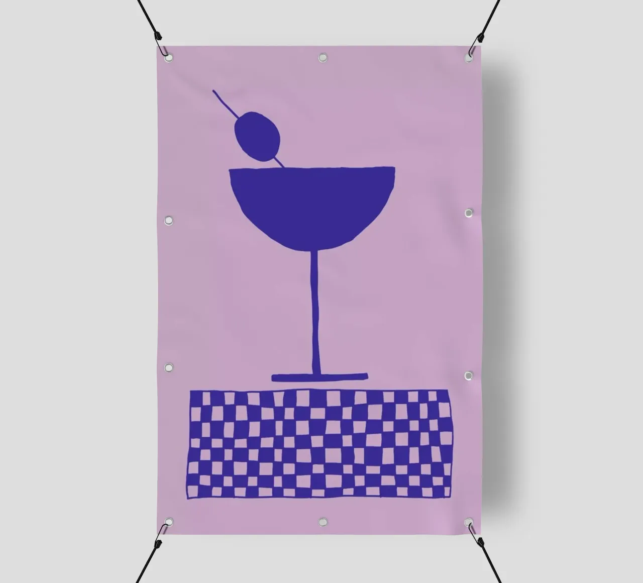 Martini in Purple telo in pvc da Pure