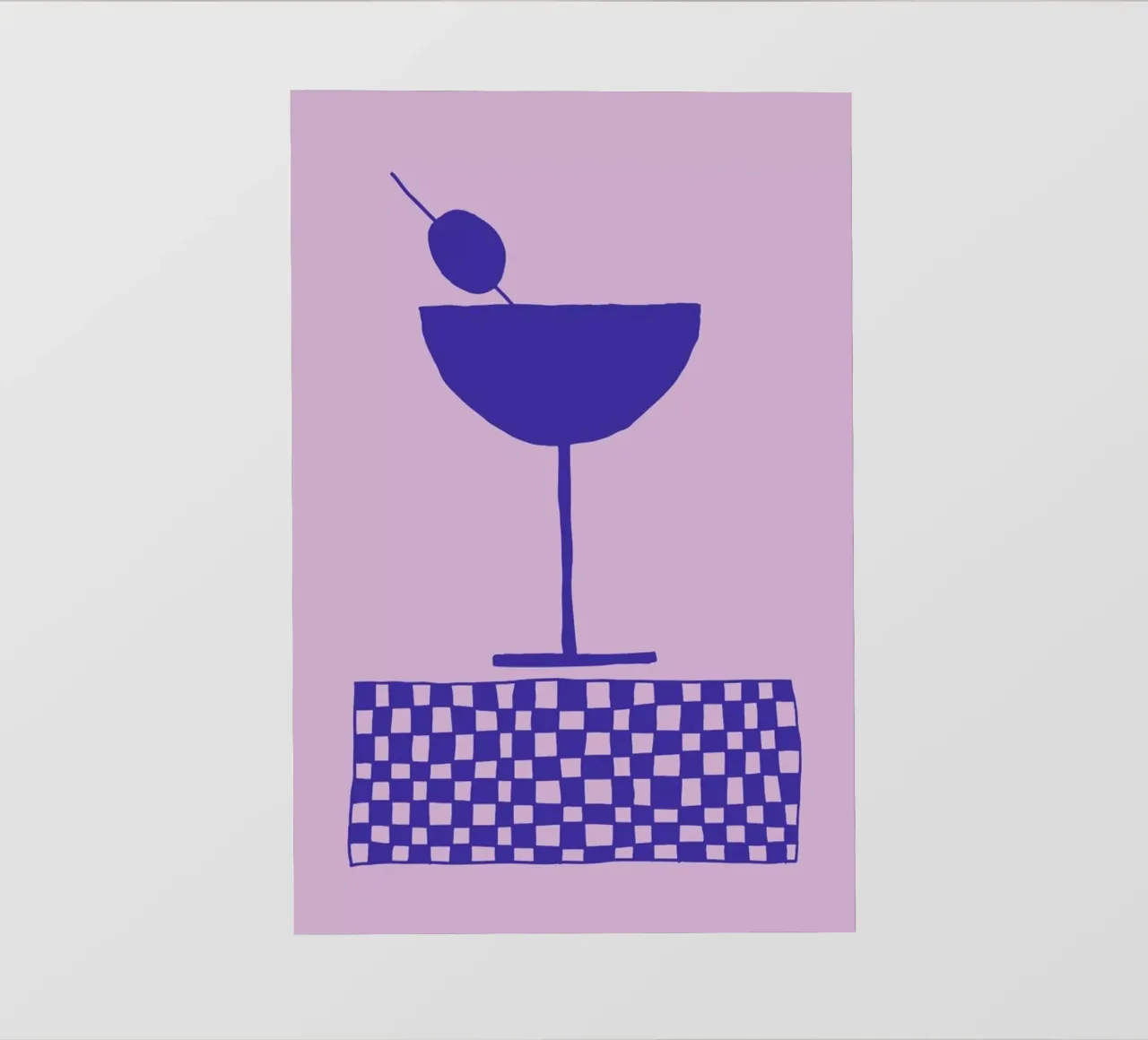 Martini in Purple telo in pvc da Pure
