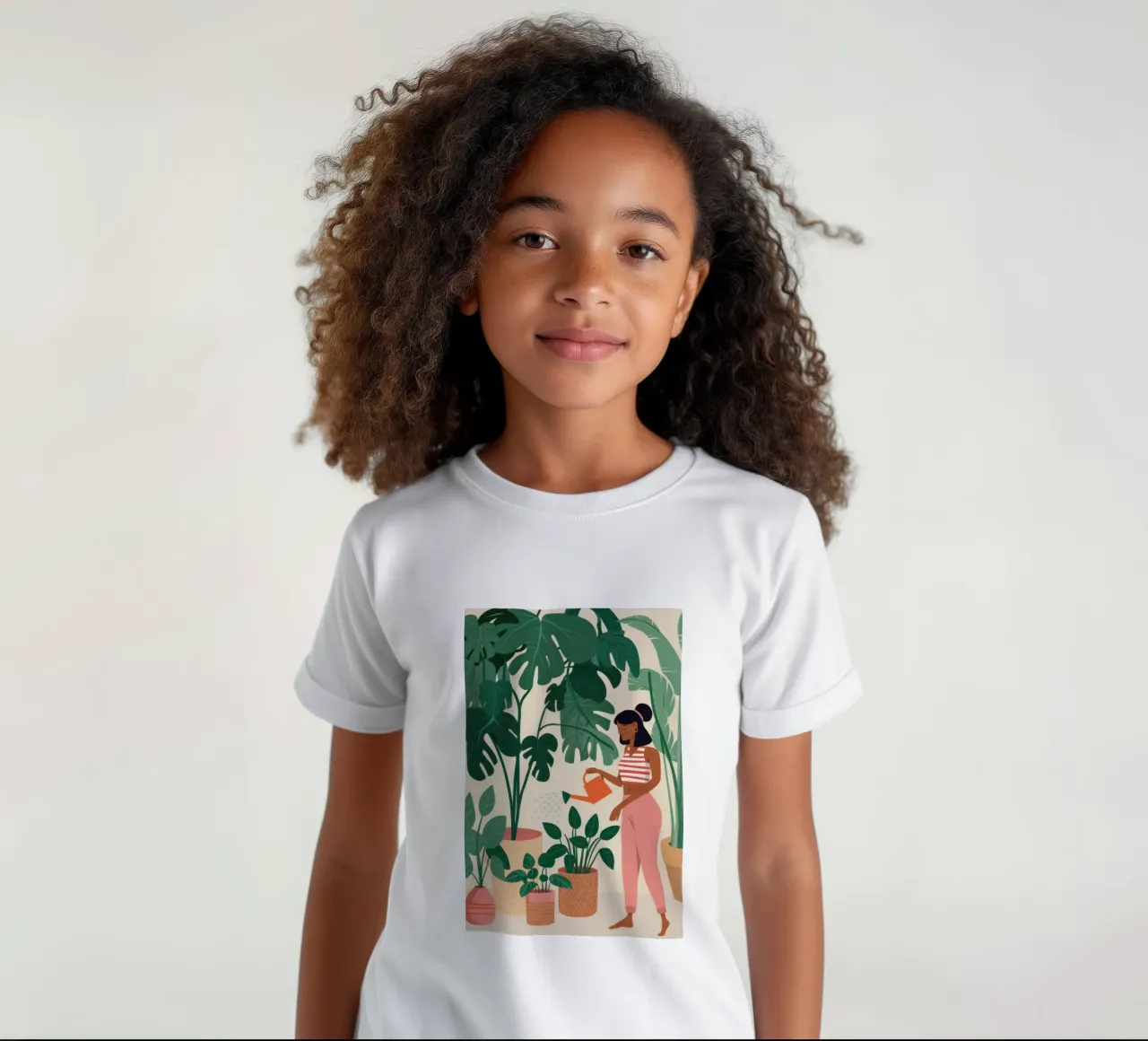 S'occuper d'une plante t-shirt enfant de Marigold Tiga