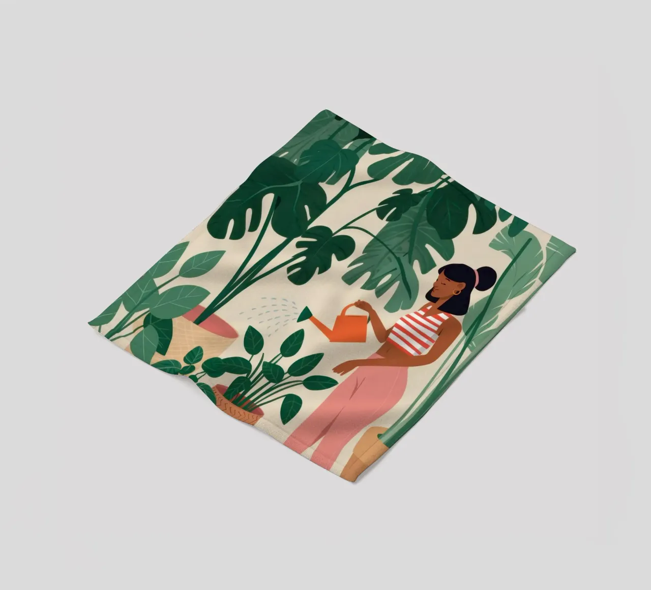 Curare una pianta coperta in pile da Marigold Tiga