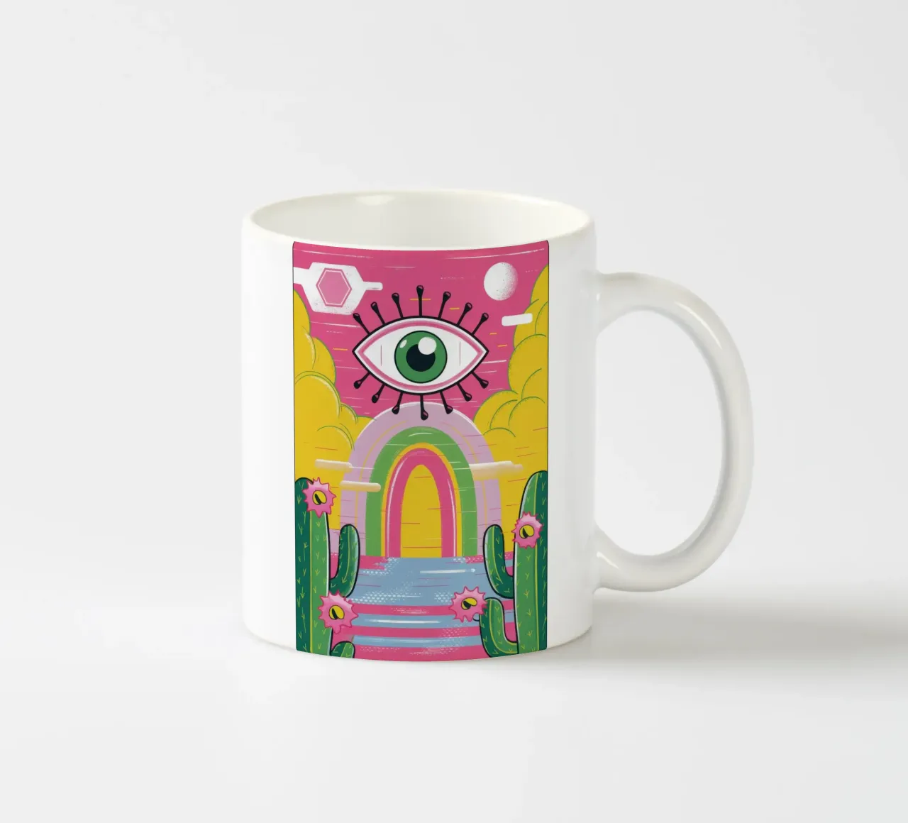 Visione del deserto mistico tazza in ceramica da Arcane Lines