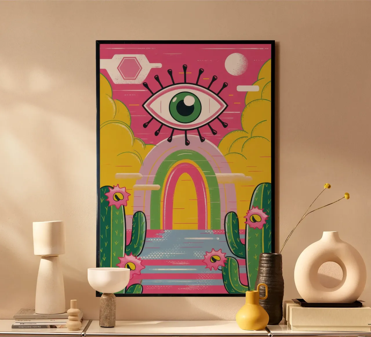 Visione del deserto mistico poster da Arcane Lines