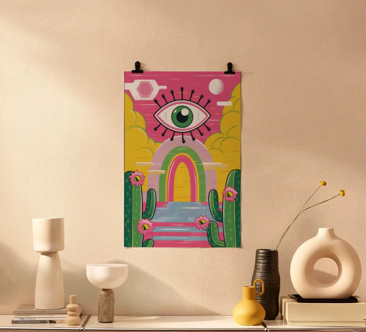 Visione del deserto mistico poster da Arcane Lines