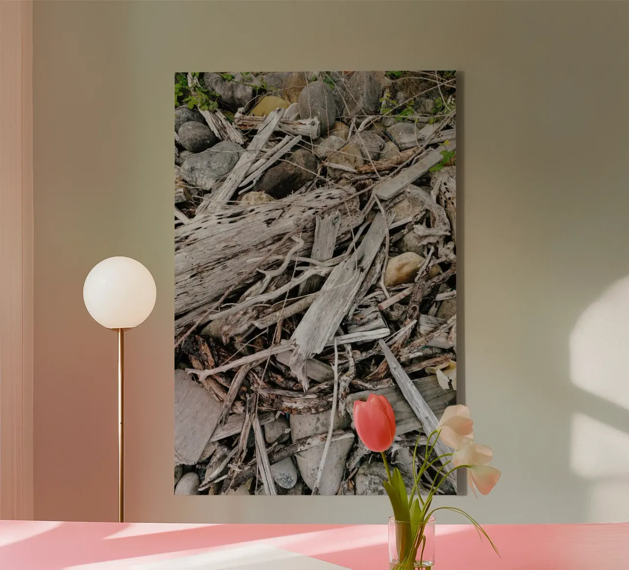 Gezeitengeflecht Leinwand von The Wild Creative Studio