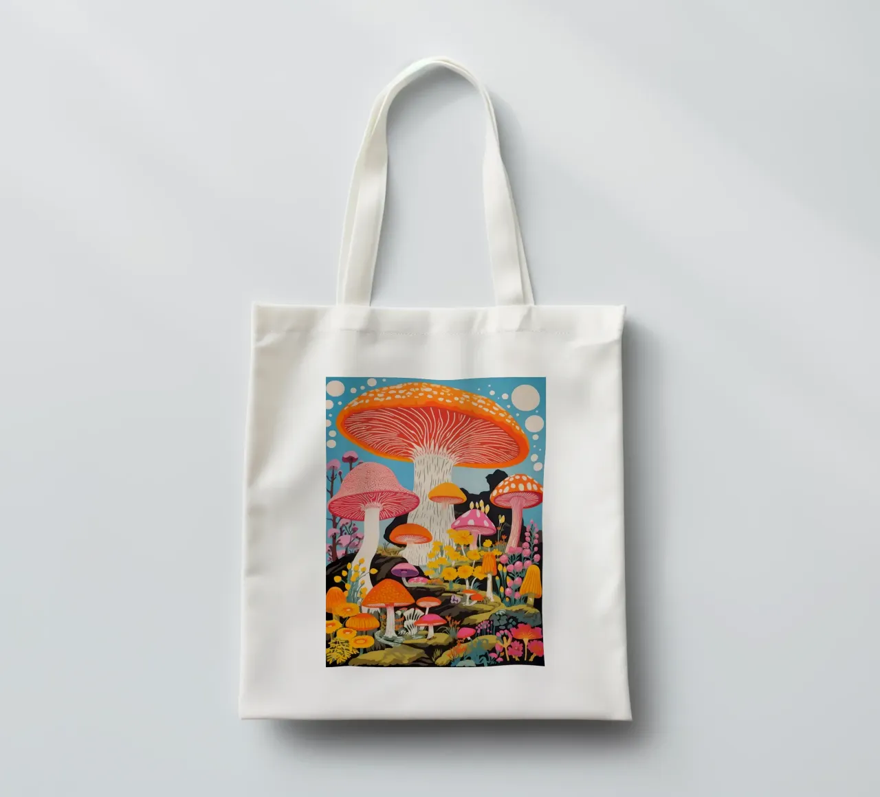 Psychedelic Forest tote bag by Studio Mooodz