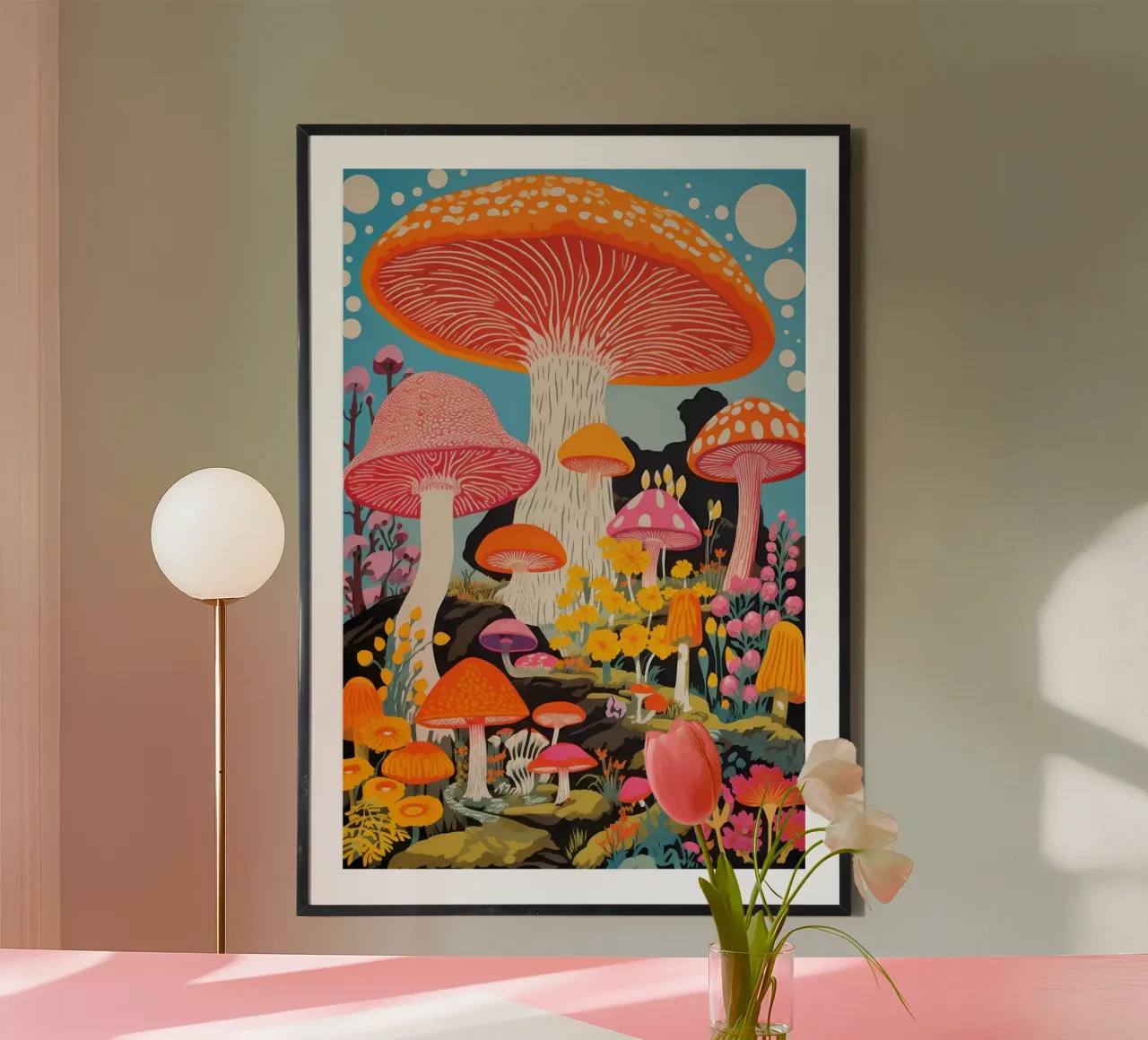 Psychedelic Forest poster by Studio Mooodz