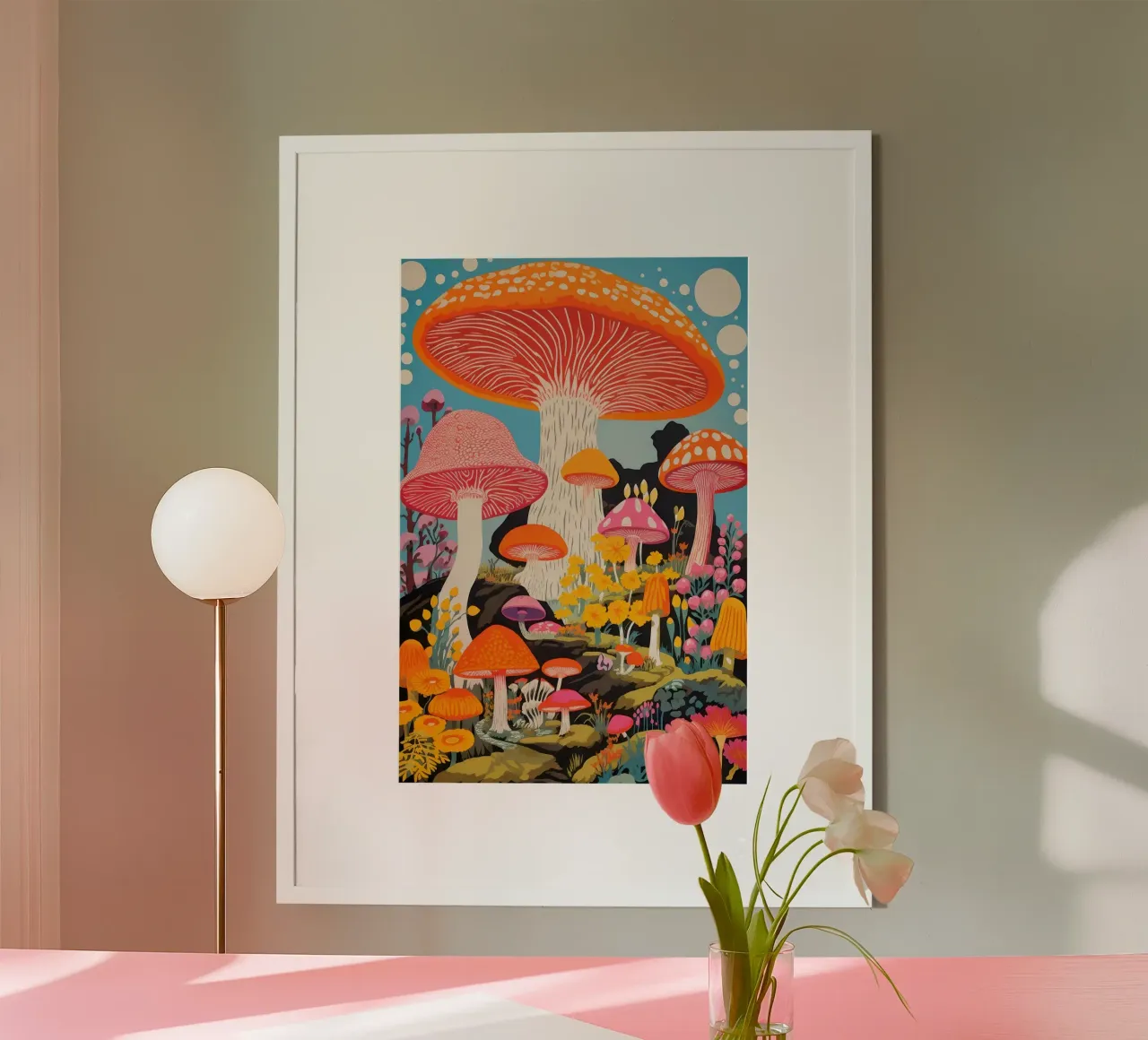 Psychedelic Forest poster by Studio Mooodz
