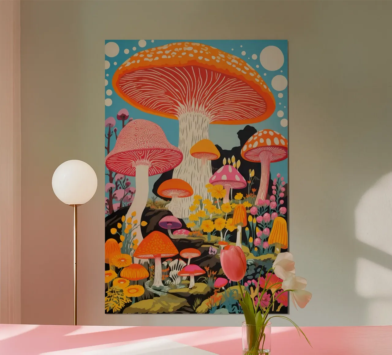 Psychedelic Forest poster by Studio Mooodz