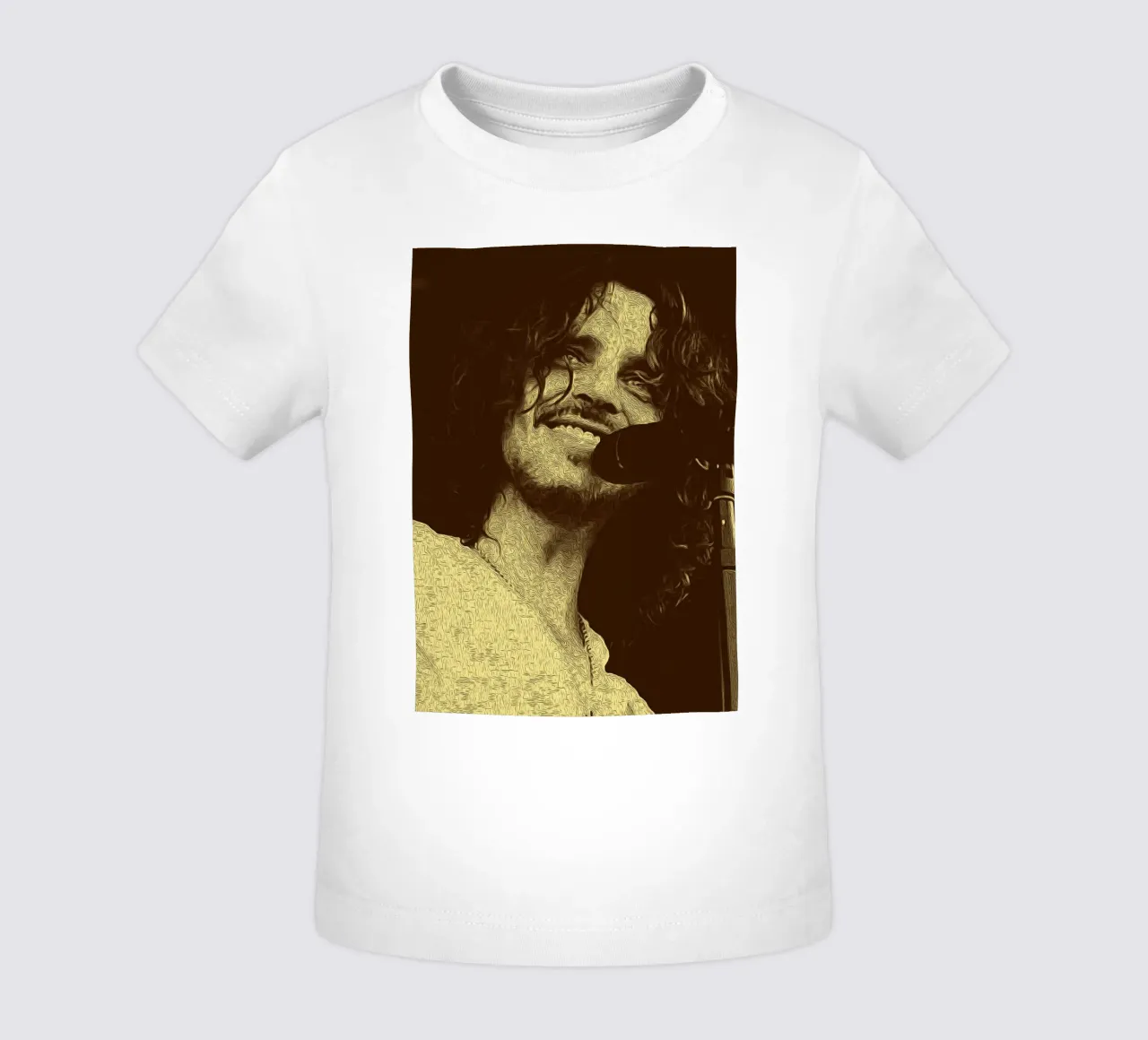 Sorriso di Chris Cornell maglietta neonato da singpentinksale