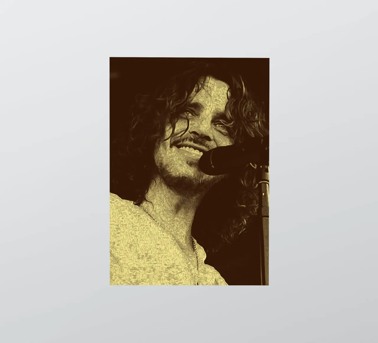 Chris Cornell Lächeln Sticker von singpentinksale