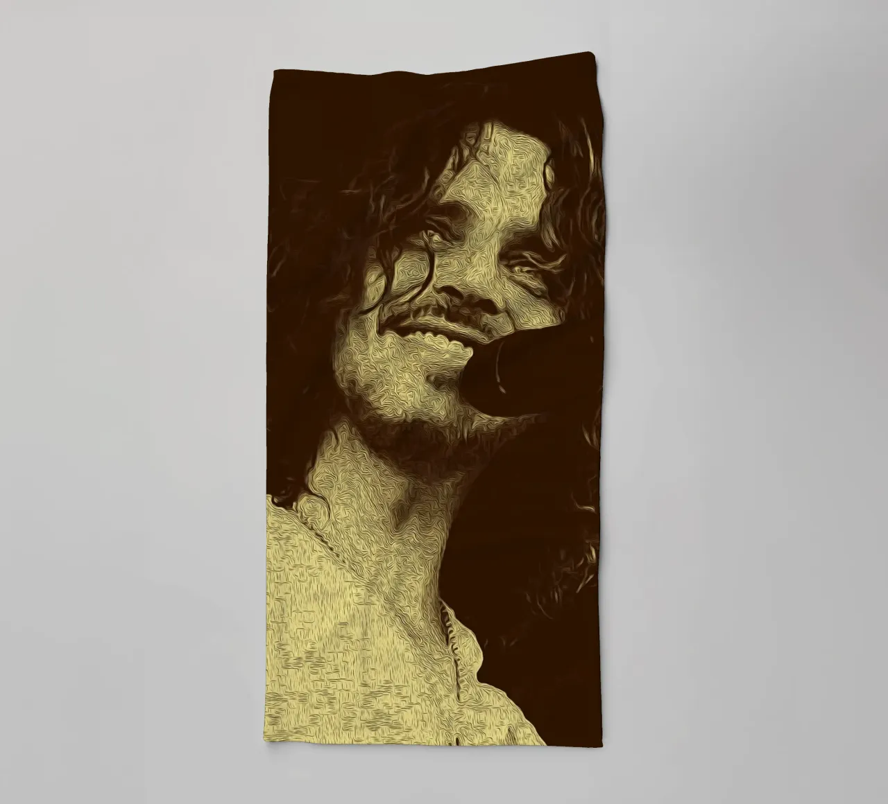 Sorriso di Chris Cornell asciugamano da bagno da singpentinksale