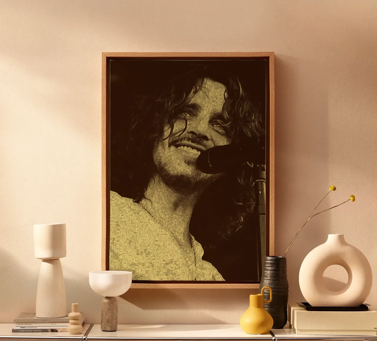 Chris Cornell Smile canvas by singpentinksale