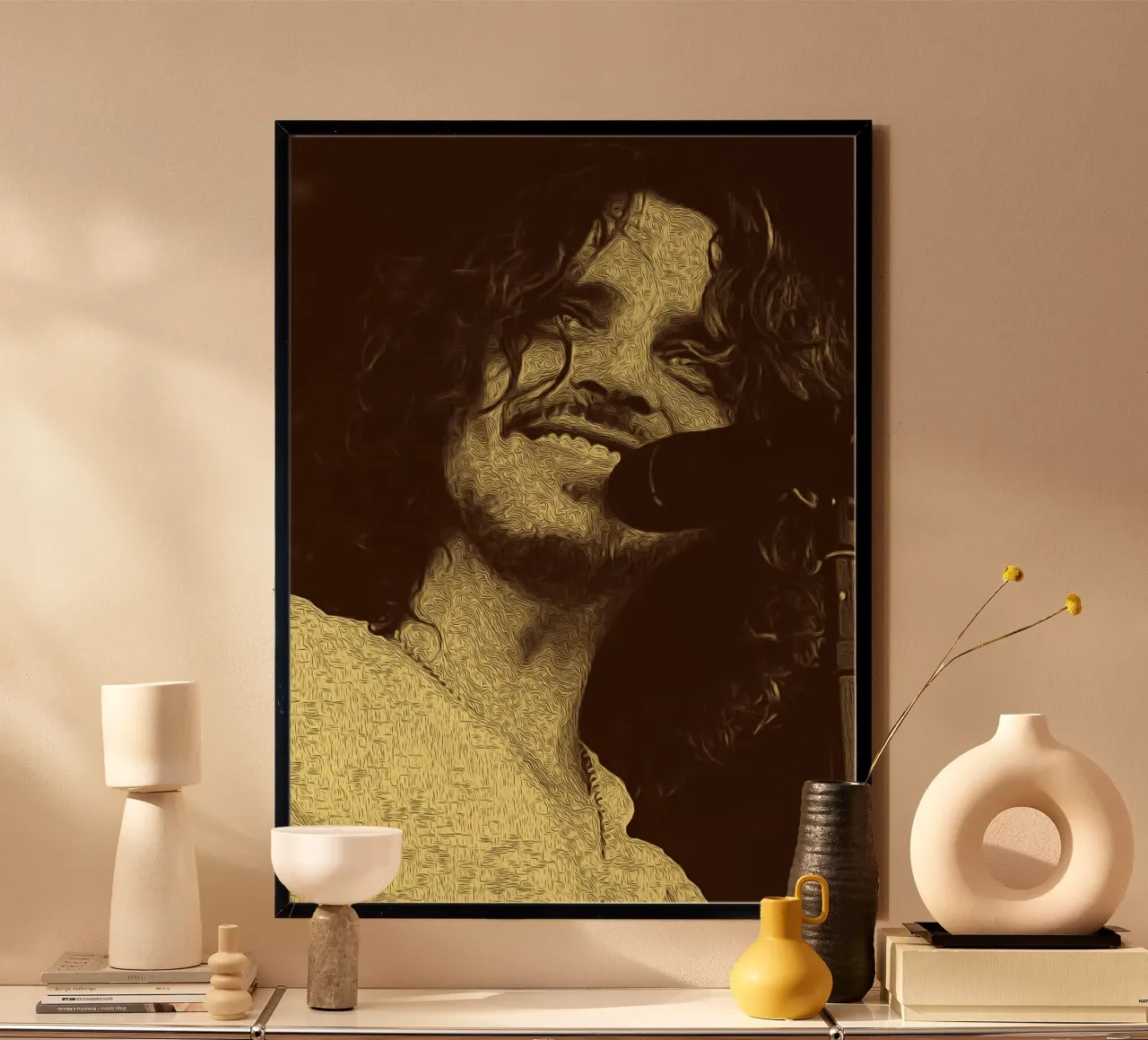Sorriso di Chris Cornell carta hahnemühle da singpentinksale