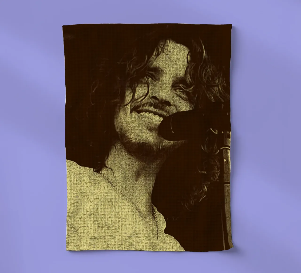 Sorriso di Chris Cornell canovaccio da cucina da singpentinksale