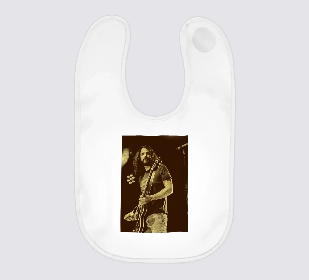 Chris Cornell 90s Grunge bavaglino da singpentinksale