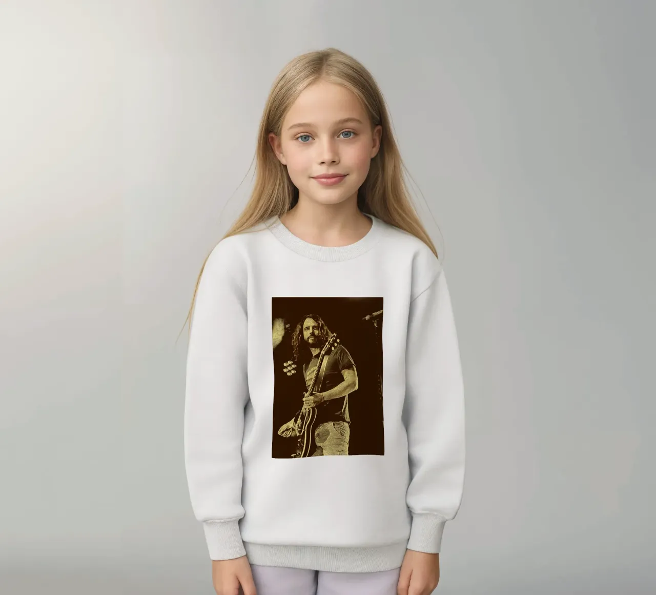 Chris Cornell 90s Grunge felpa bambino da singpentinksale