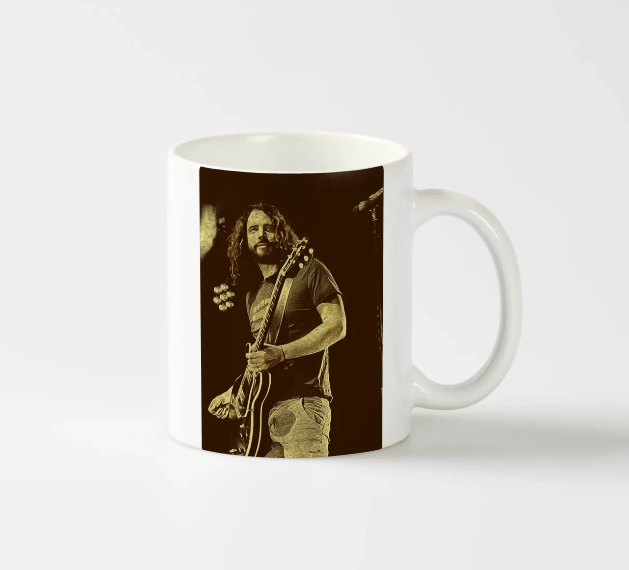 Chris Cornell 90s Grunge tazza in ceramica da singpentinksale